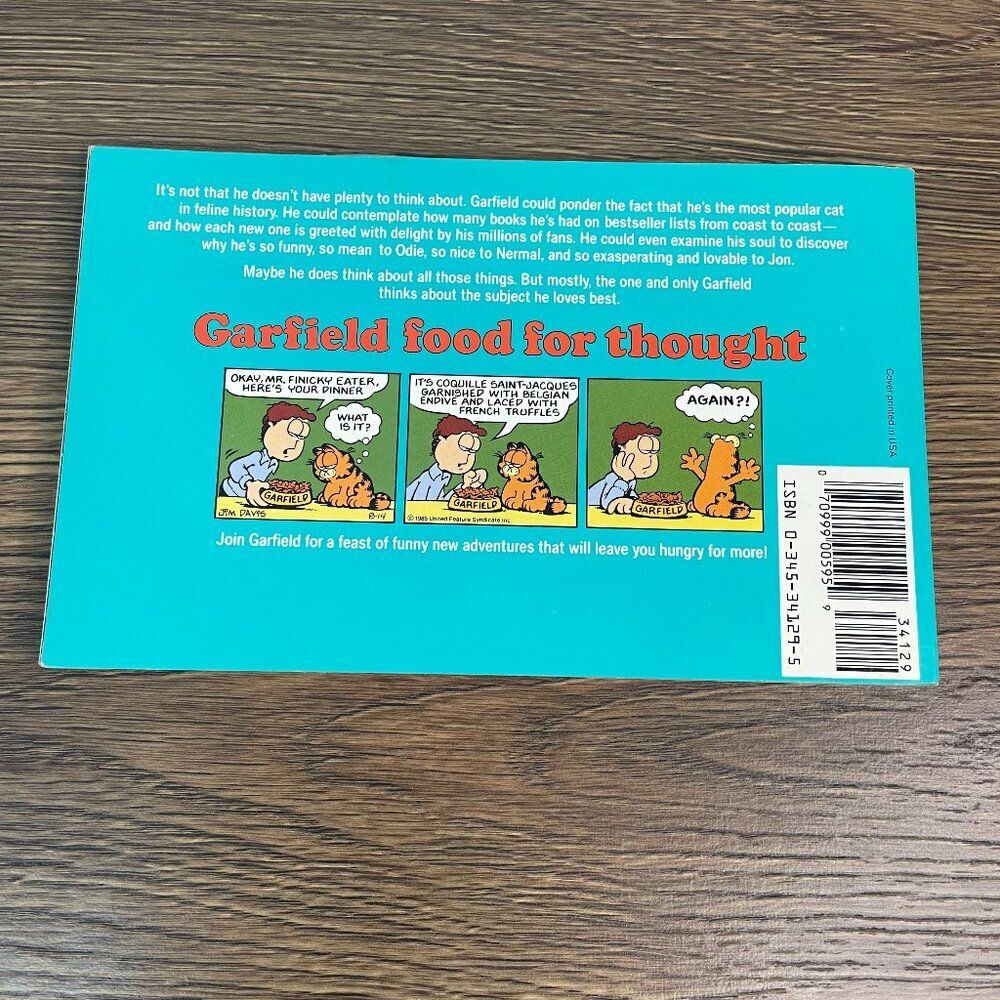 Vintage Garfield: Food for Thought (His 13th Book) by Jim Davis - Classic Comics - Picture 4 of 8
